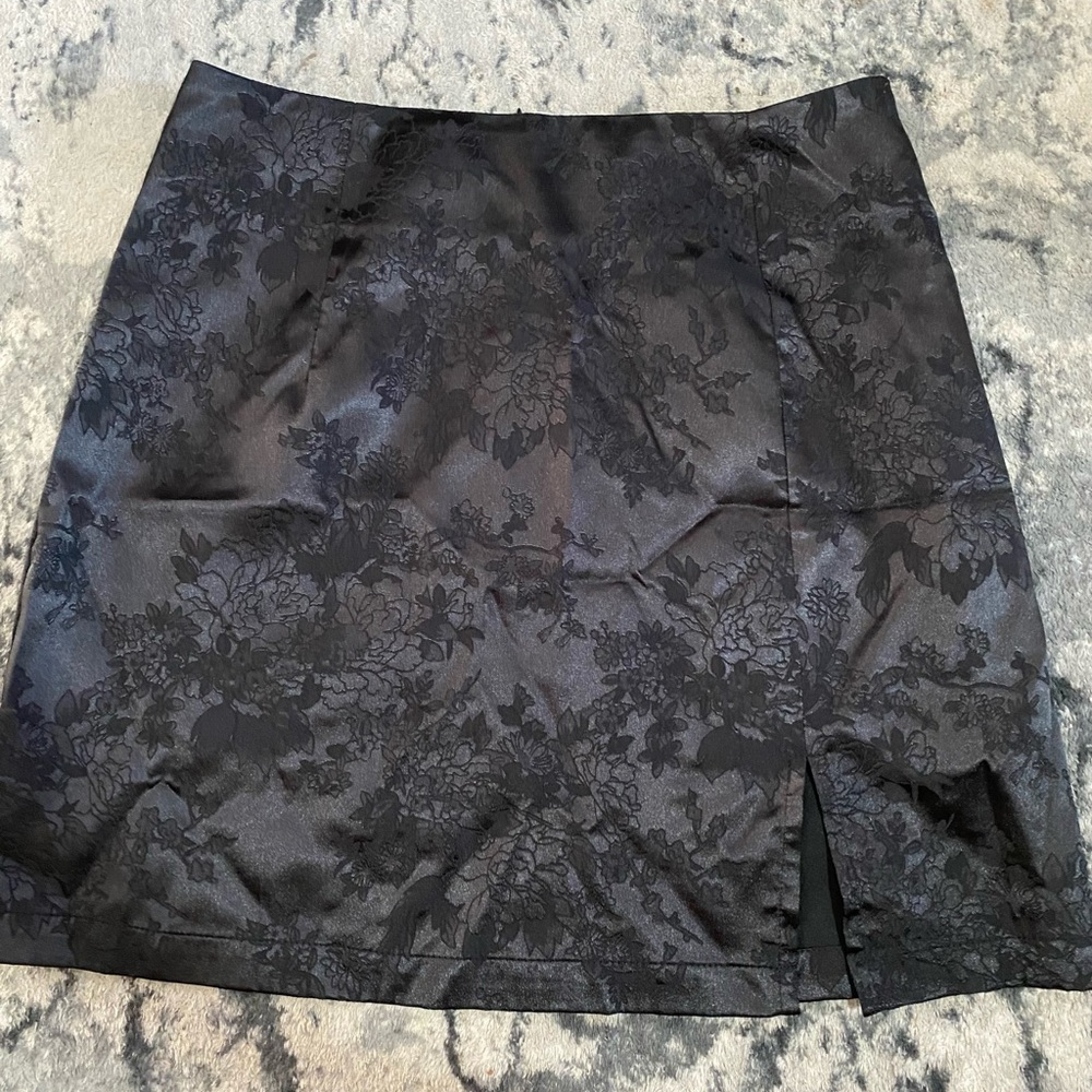 Cider Black Mini Skirt